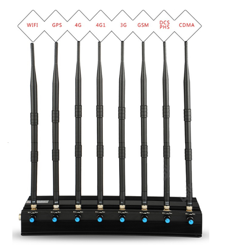 24W 8CH 3G 4G GPS Jammer