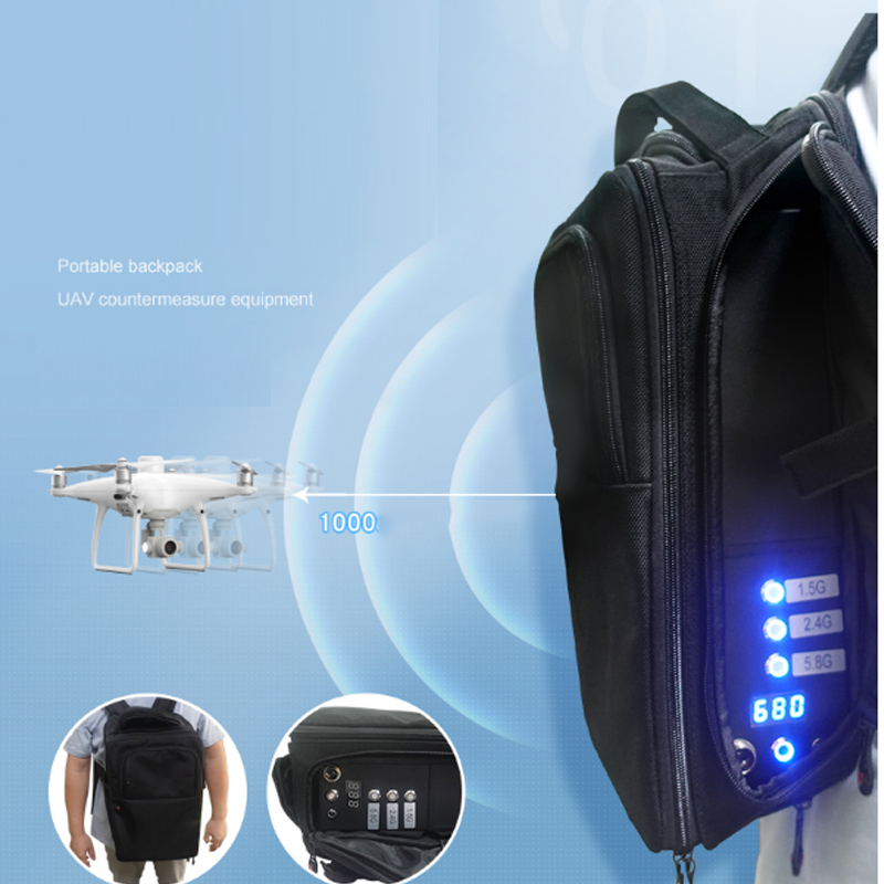 3CH UAV Drone Jammer Backpack