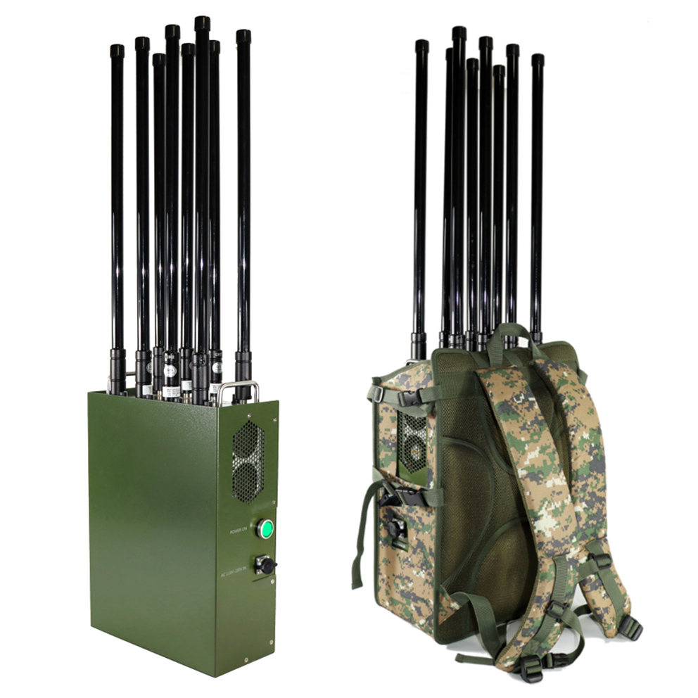 140w 8CH Manpack High power signal Jammer