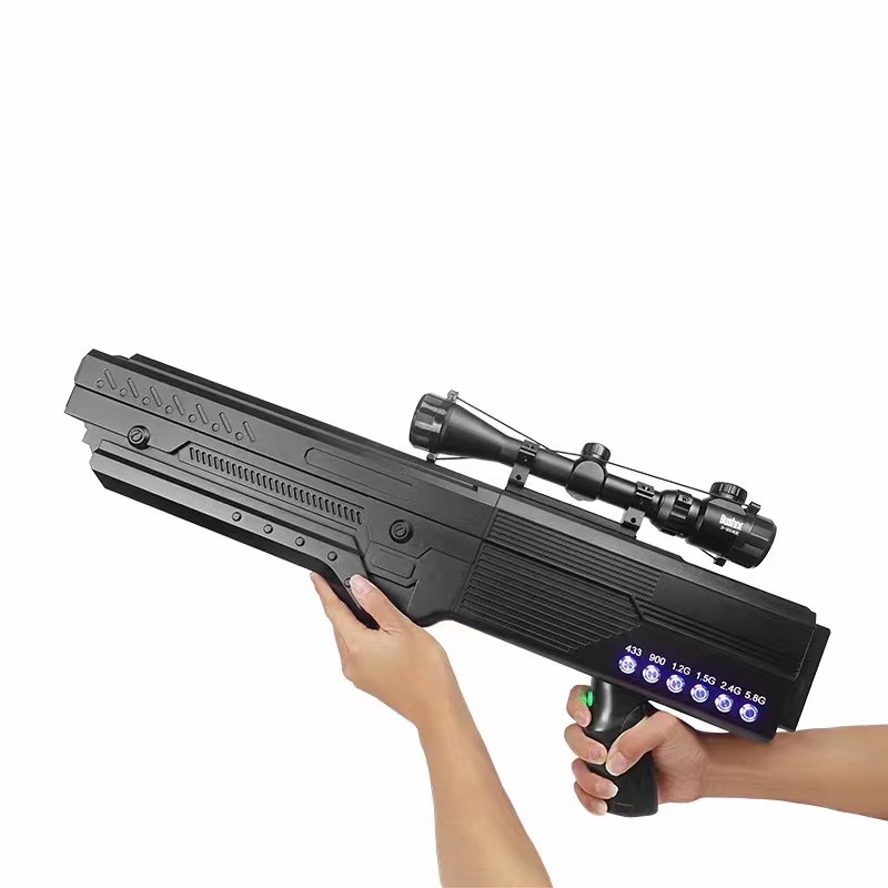 6CH UAV jammer rifle 433 1.2G 1.5G 0.9G 